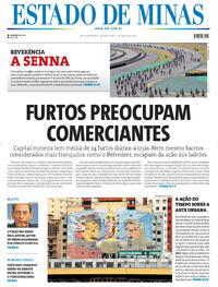 Capa do jornal Estado de Minas 02/05/2024