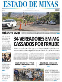 Capa do jornal Estado de Minas 03/04/2024