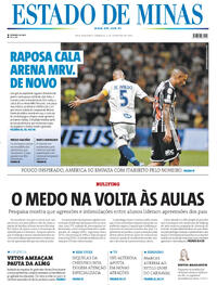 Capa do jornal Estado de Minas 04/02/2024