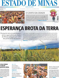 Capa do jornal Estado de Minas 05/02/2024