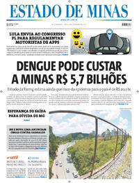 Capa do jornal Estado de Minas 05/03/2024