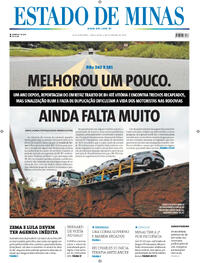 Capa do jornal Estado de Minas 06/02/2024