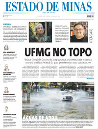 Capa do jornal Estado de Minas 06/04/2024