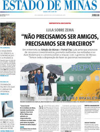 Capa do jornal Estado de Minas 08/02/2024