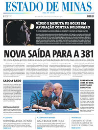 Capa do jornal Estado de Minas 09/02/2024