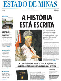 Capa do jornal Estado de Minas 09/03/2024