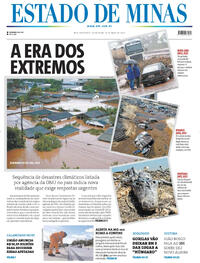 Capa do jornal Estado de Minas 10/05/2024