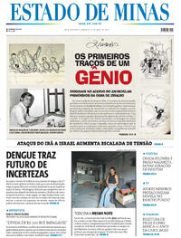 Capa do jornal Estado de Minas 14/04/2024