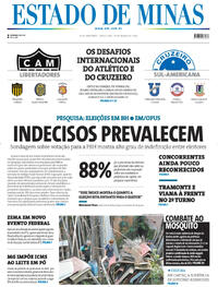 Capa do jornal Estado de Minas 19/03/2024