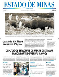 Capa do jornal Estado de Minas 19/05/2024