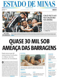 Capa do jornal Estado de Minas 21/04/2024
