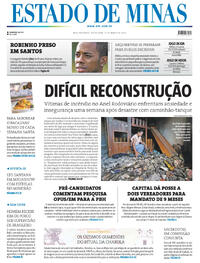 Capa do jornal Estado de Minas 22/03/2024