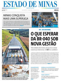Capa do jornal Estado de Minas 22/04/2024