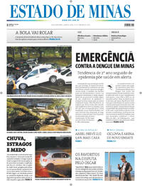 Capa do jornal Estado de Minas 24/01/2024