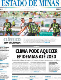 Capa do jornal Estado de Minas 25/02/2024