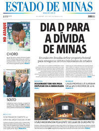 Capa do jornal Estado de Minas 26/03/2024