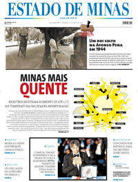 Capa do jornal Estado de Minas 26/05/2024