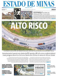 Capa do jornal Estado de Minas 28/03/2024