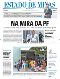 Capa do jornal Estado de Minas 30/01/2024