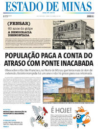 Capa do jornal Estado de Minas 30/03/2024