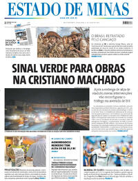 Capa do jornal Estado de Minas 01/07/2025