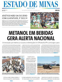 Capa do jornal Estado de Minas 01/10/2025