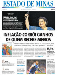 Capa do jornal Estado de Minas 02/05/2025