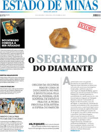 Capa do jornal Estado de Minas 02/09/2025