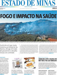 Capa do jornal Estado de Minas 02/10/2025