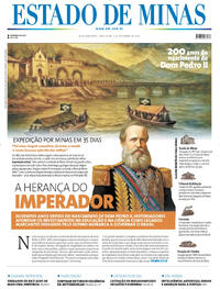 Capa do jornal Estado de Minas 02/12/2025