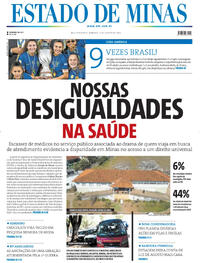 Capa do jornal Estado de Minas 03/08/2025