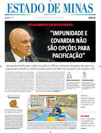 Capa do jornal Estado de Minas 03/09/2025