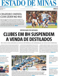 Capa do jornal Estado de Minas 03/10/2025