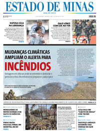 Capa do jornal Estado de Minas 04/08/2025