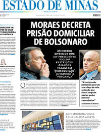 Capa do jornal Estado de Minas 05/08/2025