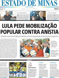 Capa do jornal Estado de Minas 05/09/2025