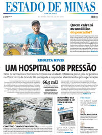 Capa do jornal Estado de Minas 06/05/2025