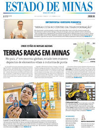 Capa do jornal Estado de Minas 07/09/2025
