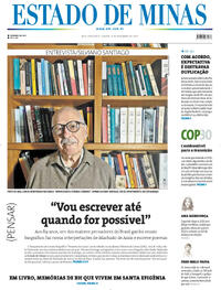 Capa do jornal Estado de Minas 08/11/2025