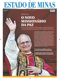 Capa do jornal Estado de Minas 09/05/2025