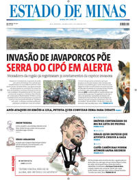 Capa do jornal Estado de Minas 09/06/2025
