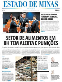 Capa do jornal Estado de Minas 10/06/2025