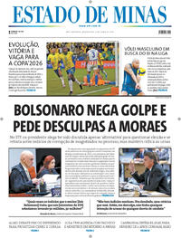 Capa do jornal Estado de Minas 11/06/2025