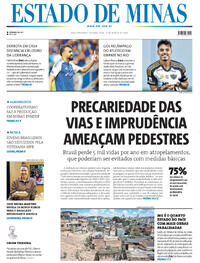 Capa do jornal Estado de Minas 11/08/2025