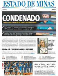 Capa do jornal Estado de Minas 12/09/2025