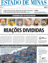 Capa do jornal Estado de Minas 13/09/2025
