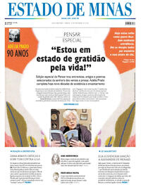 Capa do jornal Estado de Minas 13/12/2025