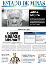 Capa do jornal Estado de Minas 14/05/2025