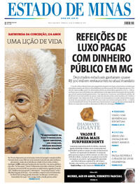 Capa do jornal Estado de Minas 14/09/2025