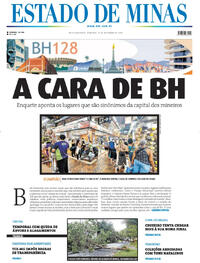 Capa do jornal Estado de Minas 14/12/2025